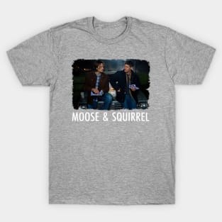 Supernatural Sam  Dean Moose  Squirrel T-Shirt